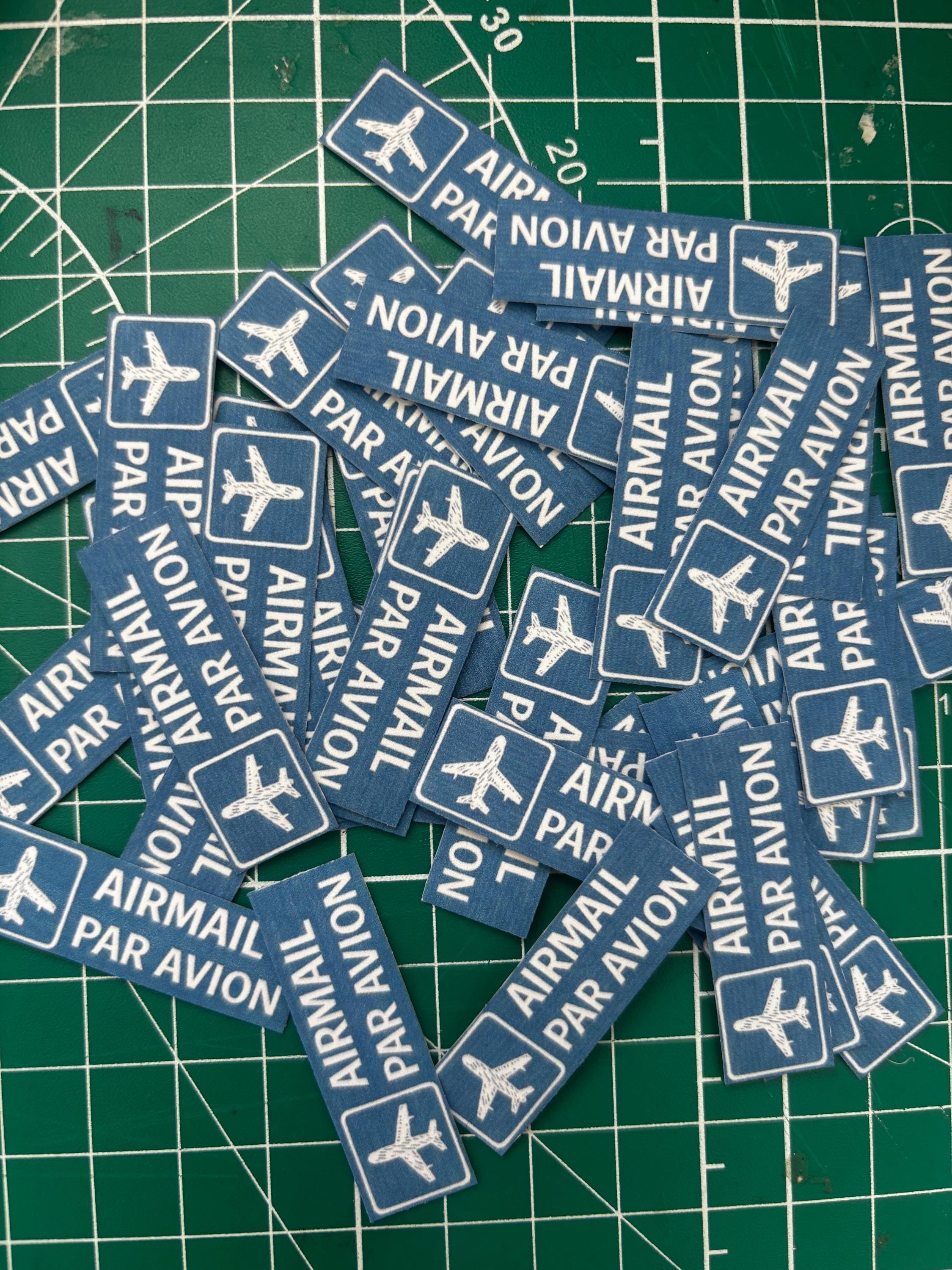 Usps Airmail Stickers - Etsy