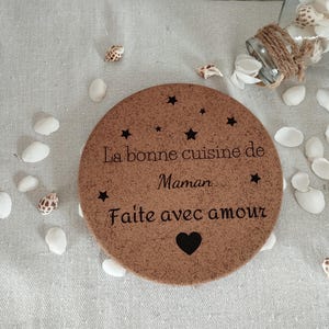 Trivet, cork, kitchen, mom