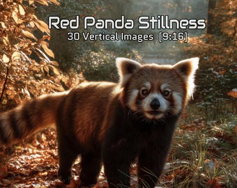 Vertical Images of Red Pandas for Reels, Stories & Mobile Creators - 1440x2560