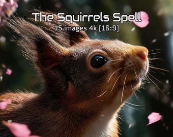 Squirrel Background – 4k Wallpapers | 16:9 Digital Download