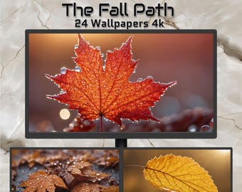 Jesienna Ścieżka – 24 tapety z jesiennymi liśćmi 4K | Jesienne tła pulpitu | Przytulne jesienne liście | Tapety z fotografią przyrodniczą