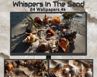 Whispers In The Sand — 24 Aesthetic 4K Wallpapers (Desktop)