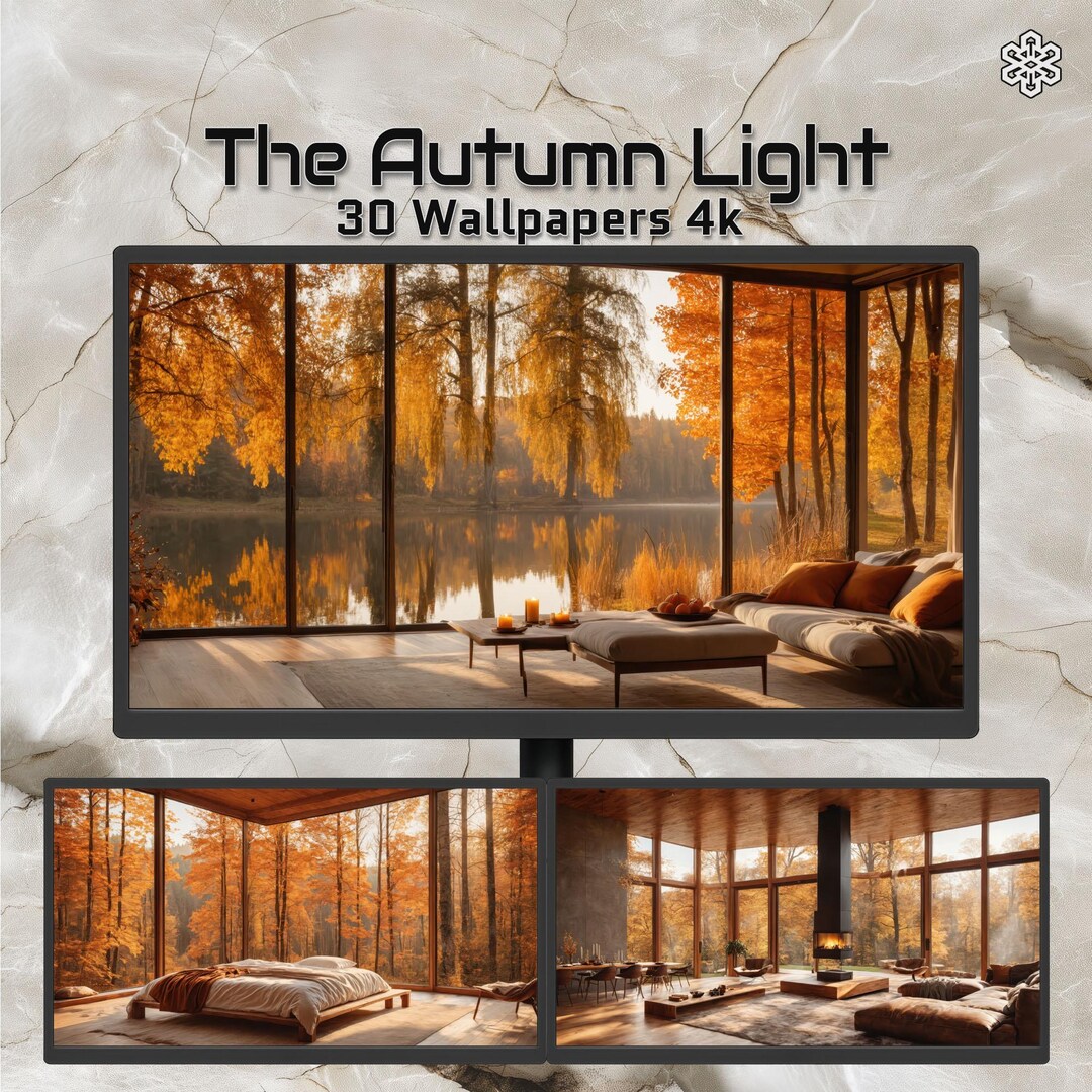 The Autumn Light – 30 Cozy Fall Wallpapers 4K, Warm Interior Aesthetic