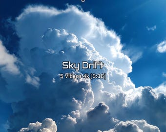 Cloudscape Video Backgrounds – Vertical 4K Sky Footage – Calming Nature Loops for Reels, Stories, Meditation 9:16
