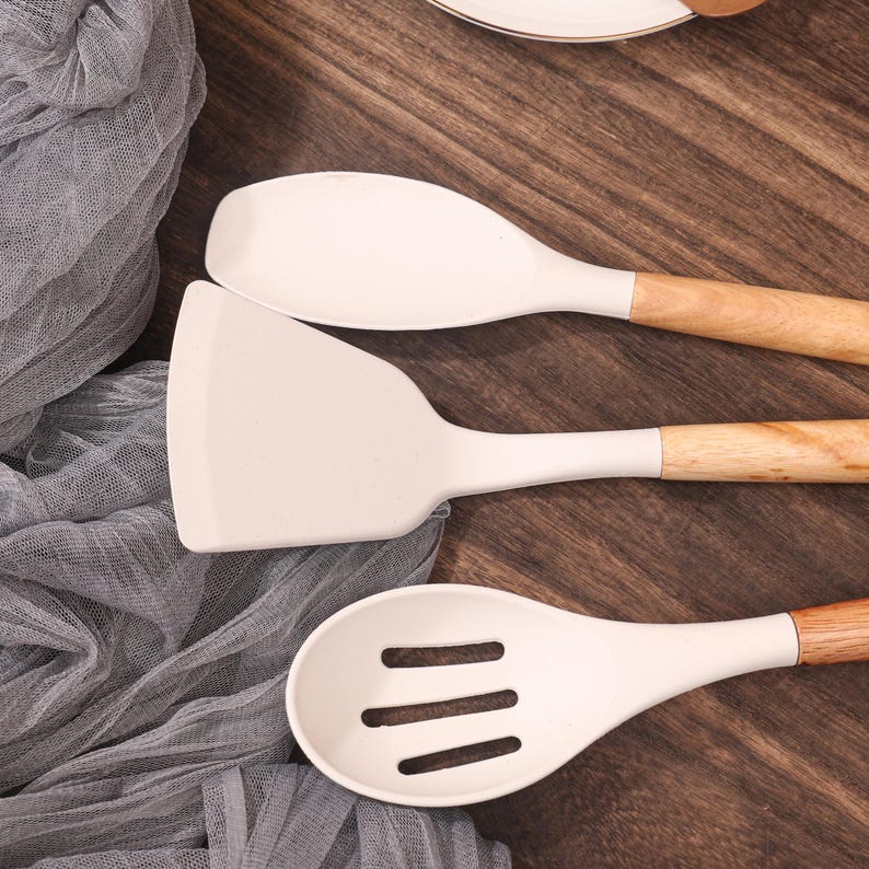 Personliga köksredskap, inflyttningspresent, bröllopspresenter till par, den perfekta presenten till kockar, presentset för bakning och köksredskap Set of 3