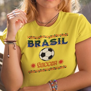 Brasil Soccer Fan T-Shirt: World Cup Brazilian Pride