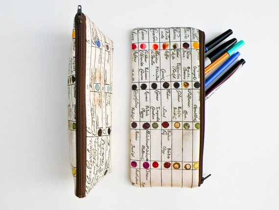 Color Chart Pencil Case