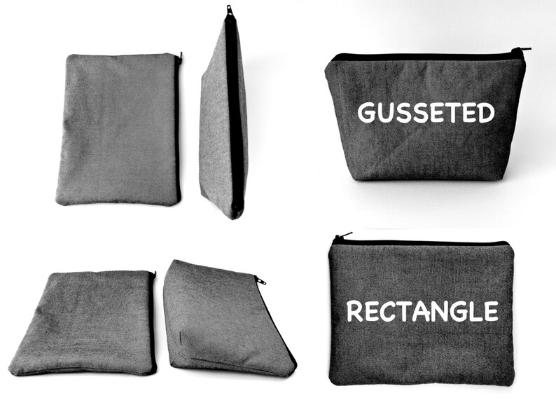 Guatemalan Fabric Makeup Bag Red Gray Brown Black