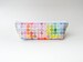 Rainbow Watercolor Pencil Case - Rainbow Checkered Grid - Multicolor Pattern 