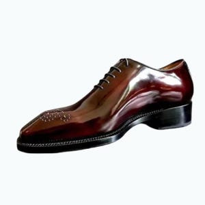 New Bespoke Handmade Shoes Brogue shoes Brown Leather Wedding Shoes Mens Shoes