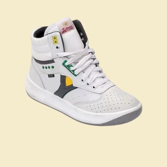 Servis Cheetah Shoes High Top White Trainers Military  display picture 1