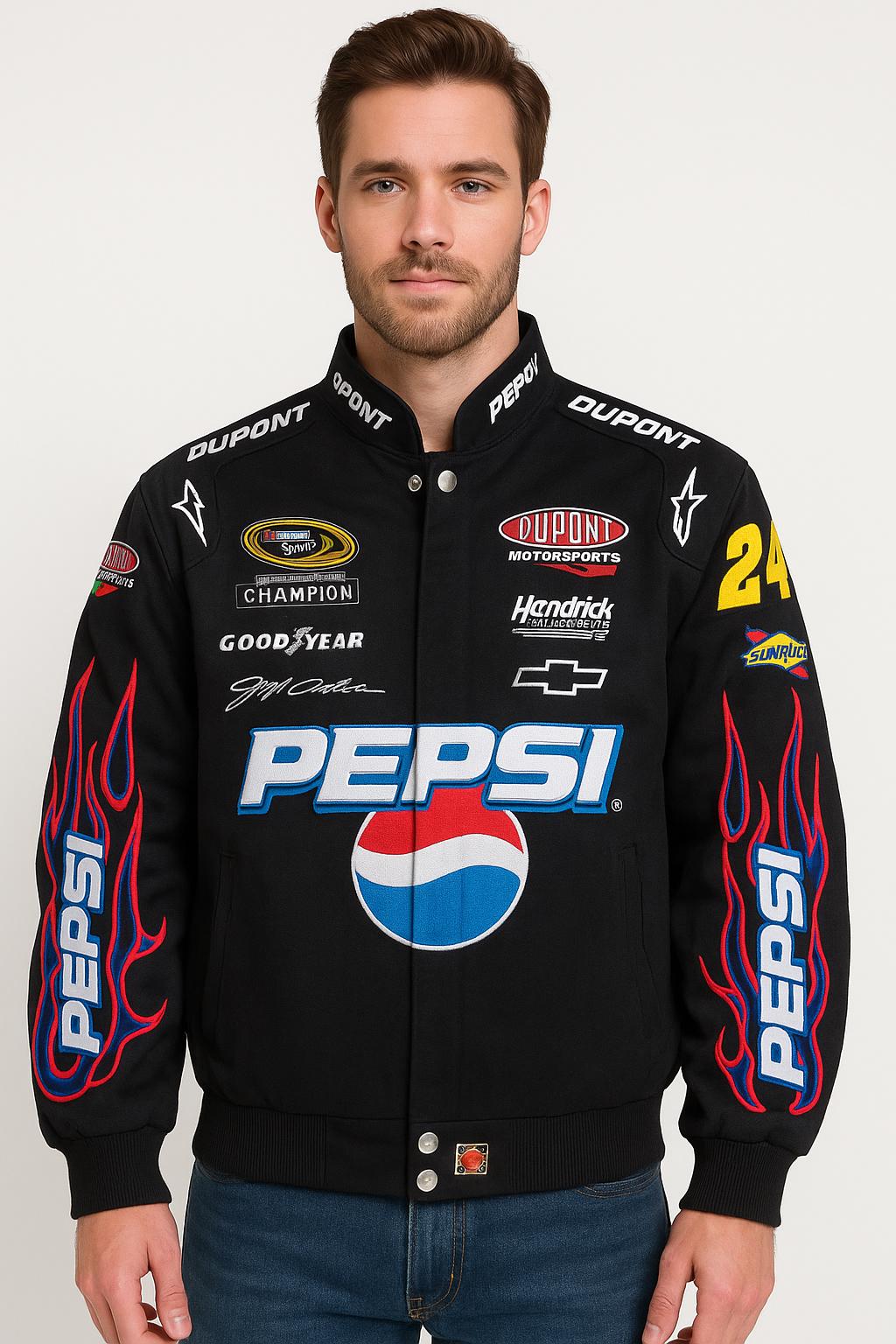 希少XL✨JH DESIGN レーシングジャケット FORD 刺繍 ワッペン