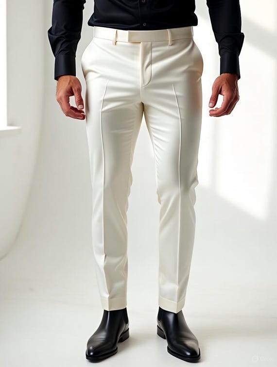 chinese dress ladies Mens Dress Pants Classic Fit Expandable Waist Stretch Flat Front Suit Pant  Business Casual Office Slacks with Pocket at Amazon Men's Clothing store main image 0