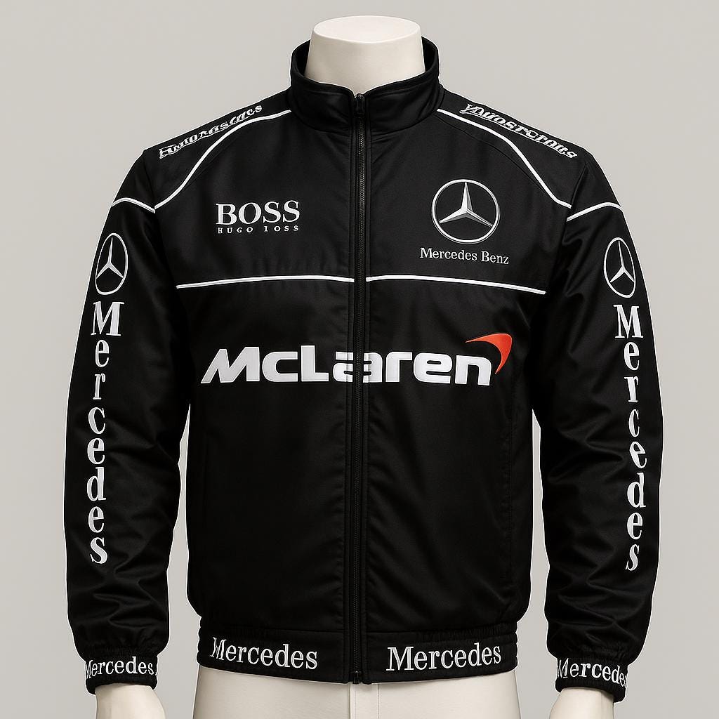 Mercedes-Benz McLaren ジャケット メルセデス マクラーレン F1 レーシングジャケット M 刺繍