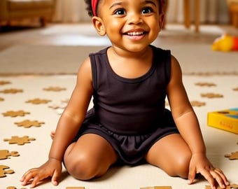 Kundenspezifisches Foto-Puzzle | Personalisierte Baby Andenken Geschenk