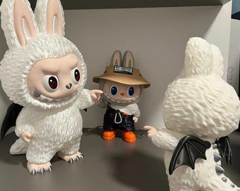 Labubu Angel – 3D Printed Labubu Collectible Figurine – Designer Art Toy for Display & Gifting