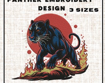 1 Wild Animal Predators Embroidery Designs Bundle ,Panther, Noble Lion, Magic Nature,Tiger Head, Bengal Tiger,Noble Lion, Striking  Kings