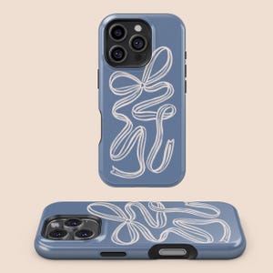Custodia per telefono con fiocco, fiocco preppy, per iPhone 16, 15, 14, 13, 12, 11, 7, 8, X, XR, XS, SE, Plus, Pro Max, Samsung Galaxy S25, S24, S23, S22, S21