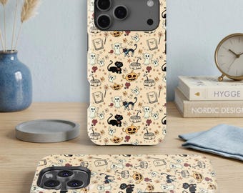 Spooky Halloween Phone Case, iPhone 18 17 16 15 14 13 12 11 Plus Mini Pro Max,Samsung Galaxy S26 S25 S24 S23 S22 S21 S20 Plus FE Ultra