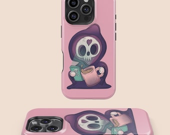 Spooky Ghost Halloween Phone Case,iPhone 16 15 14 13 12 11 7 8 X XR XS SE Plus Mini Pro Max,Samsung Galaxy S25 S24 S23 S22 S21 S20 Plus