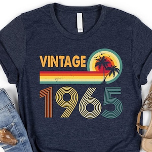 Retro 1965 Birthday Shirt: Vintage 60th Birthday Gift