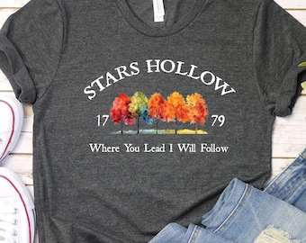 Stars Hollow Vintage Shirt: Nostalgic Fall Tee, TV Show Fan Gift