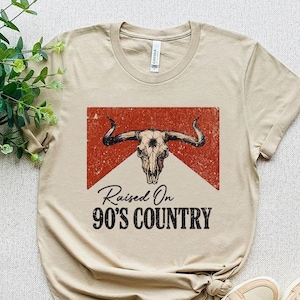 90s Country Music T-Shirt: Distressed Vintage Western Tee