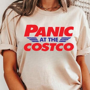 Panic At The Costco Vintage Shirts, Retro Costco Tshirt, Costco Lovers, Funny Costco Tee, Oversized Washed Tee, Costco Gifts for Friend Mom