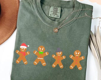 Gingerbread Christmas Shirt: Holiday Cookies, Women's Fit