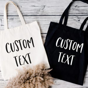 Bulk Custom Tote Bags with Your Logo, Reusable Cotton Canvas Promotional Bags, Eco-Friendly Event Tote, Personalized Business Swag Bags