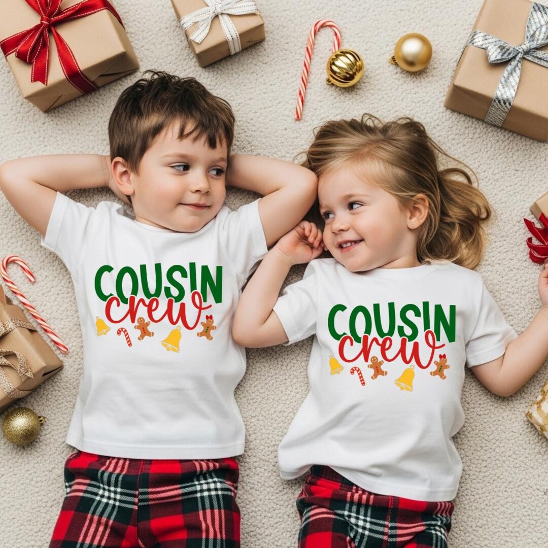 Matching Cousin Crew Christmas Shirts: Family Holiday Outfits 2025 - Etsy