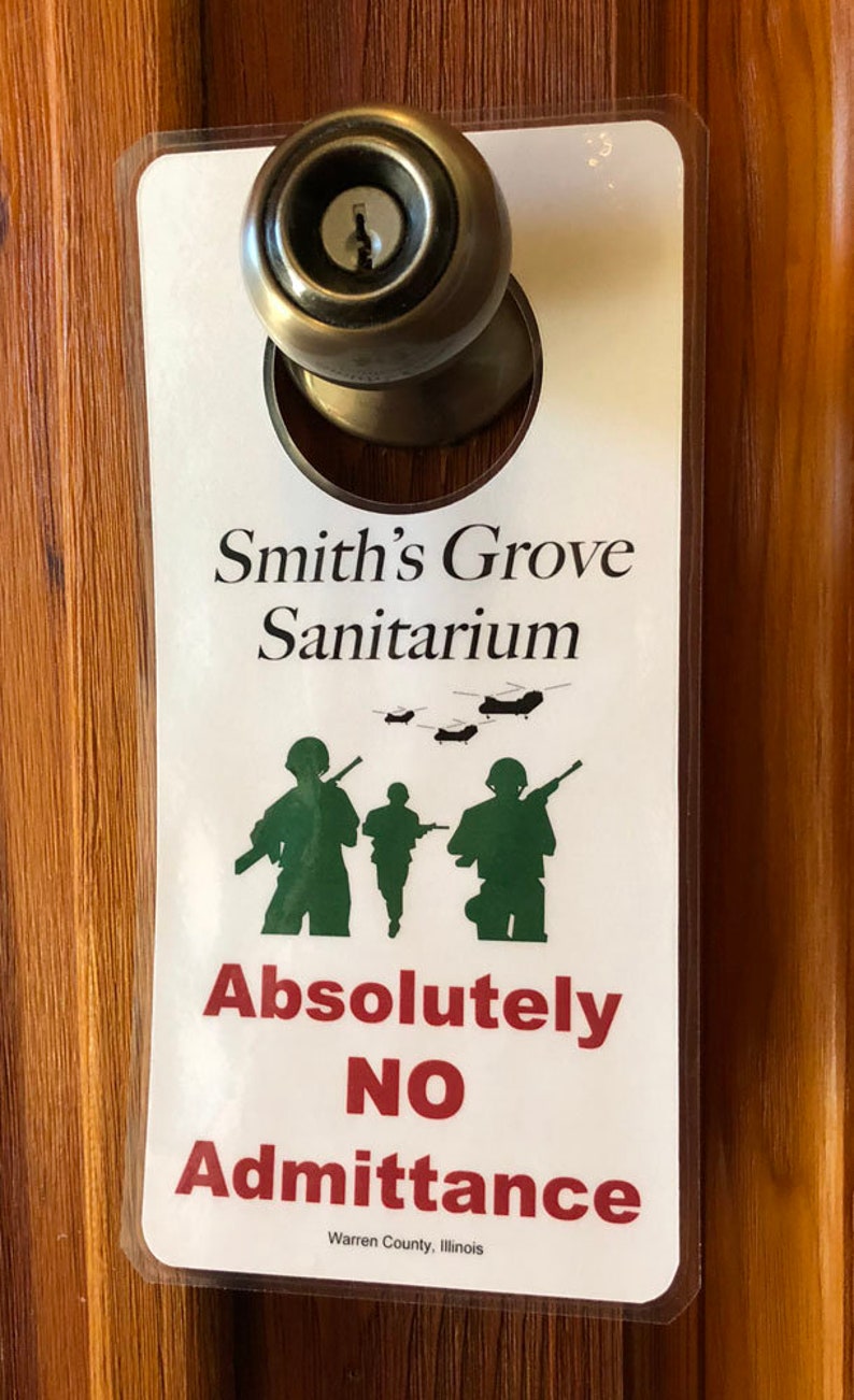 Halloween Michael Myers Door Hanger Haddonfield Smith S Etsy