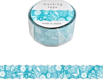 Washi tape: PLANT Die Cut (3/4") by Mind Wave Japan. Scallop edges
