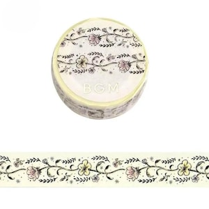 Washi tape: SKETCH (3/5" wide) w/gold-bronze foil accents. BGM Life series