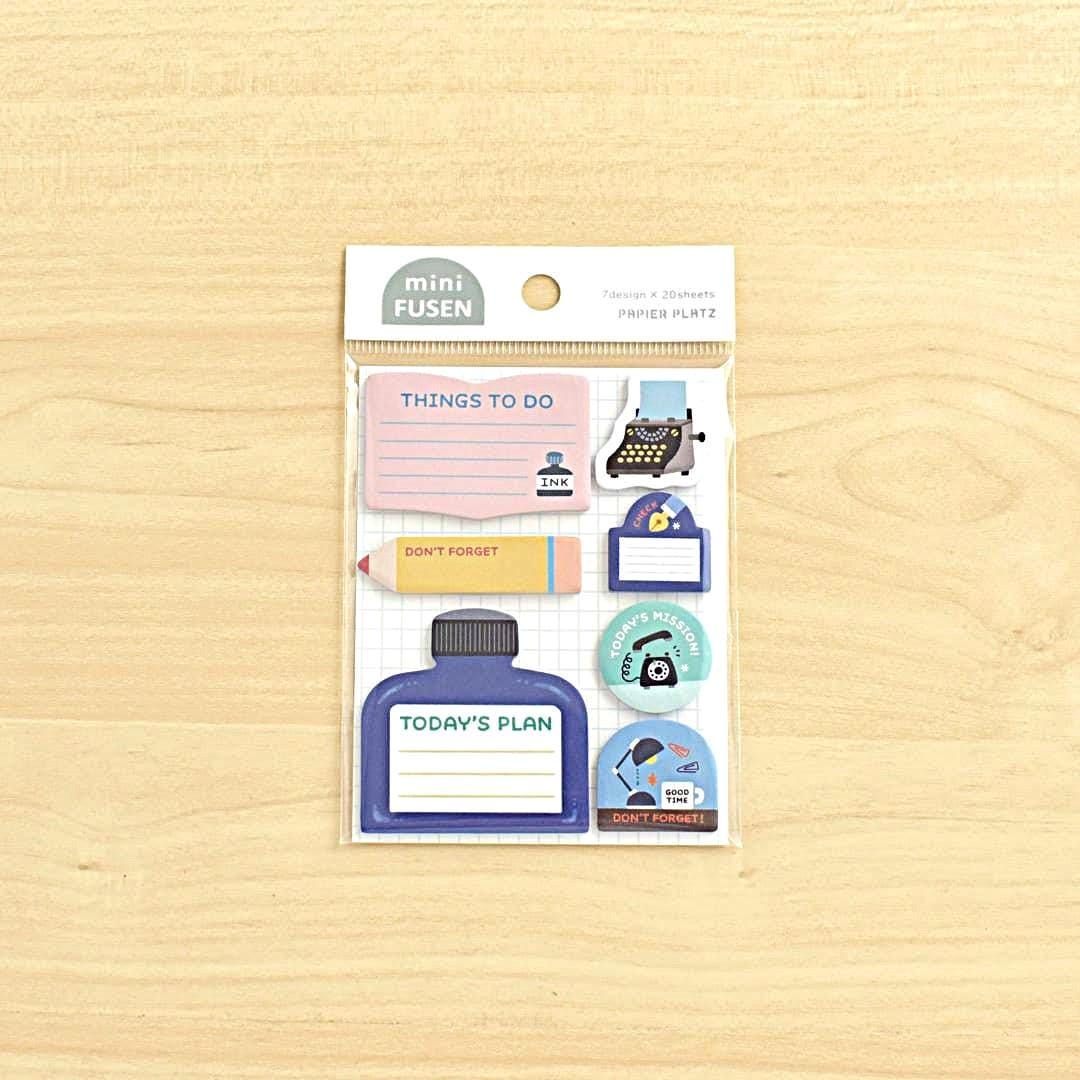 Mini Note Set: ERIC STATIONERY (140 Sticky Sheets/7 Designs) Papier ...