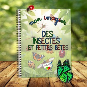 Imagier des insectes et petites bêtes – PDF à imprimer – 22 photos + 3 écritures Montessori (3-6 ans)