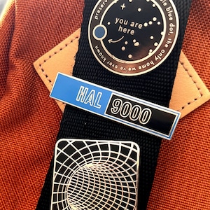 HAL 9000 Enamel Pin - Futuristic 2001: A Space Odyssey Lapel / Brooch Pin - Sci-Fi Prop Gift