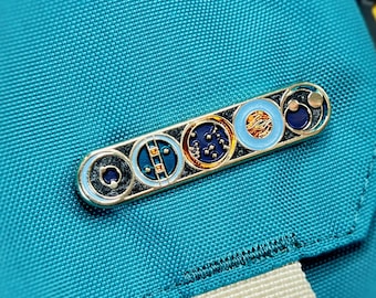 Astrobiology Enamel Pin V2 - Astronomy / Biology Sci-Fi Gift