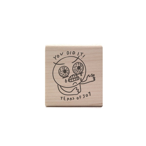 You did it! Meme Rubber Stamp - Inspirational / Motivational Grading - Angry Face Teacher Stamp