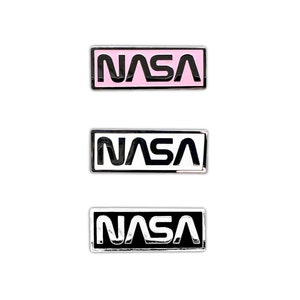 Retro NASA Enamel Pin - Futuristic Lapel / Brooch Pin - Aerospace / Astronomy Gift