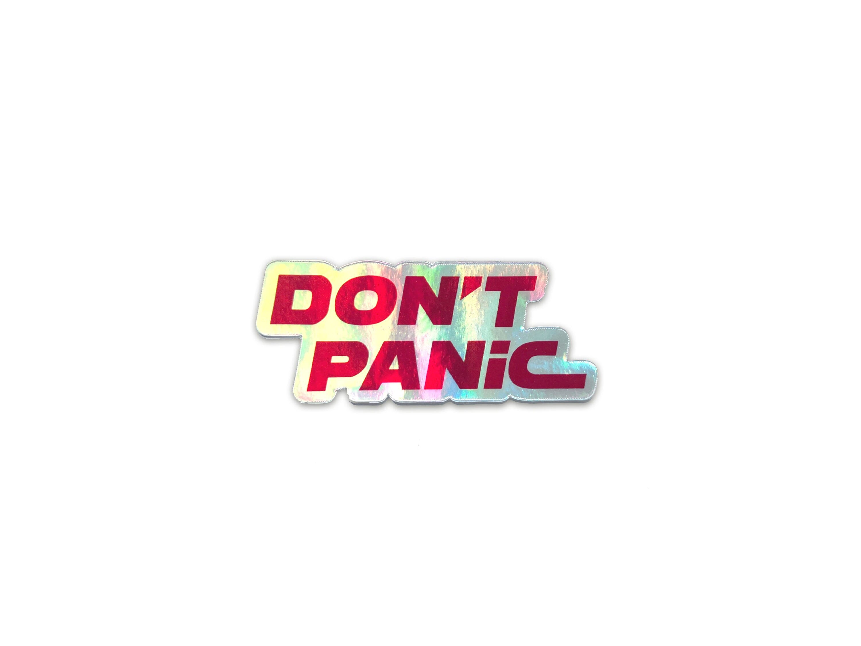 Dont Panic Stickers for Sale