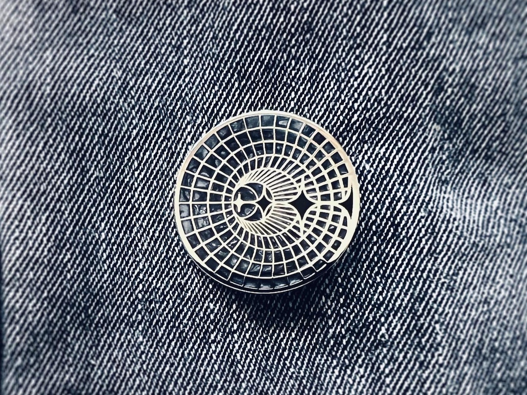 Event Horizon Enamel Pin - Futuristic / Minimalist Vortex Lapel Pin ...