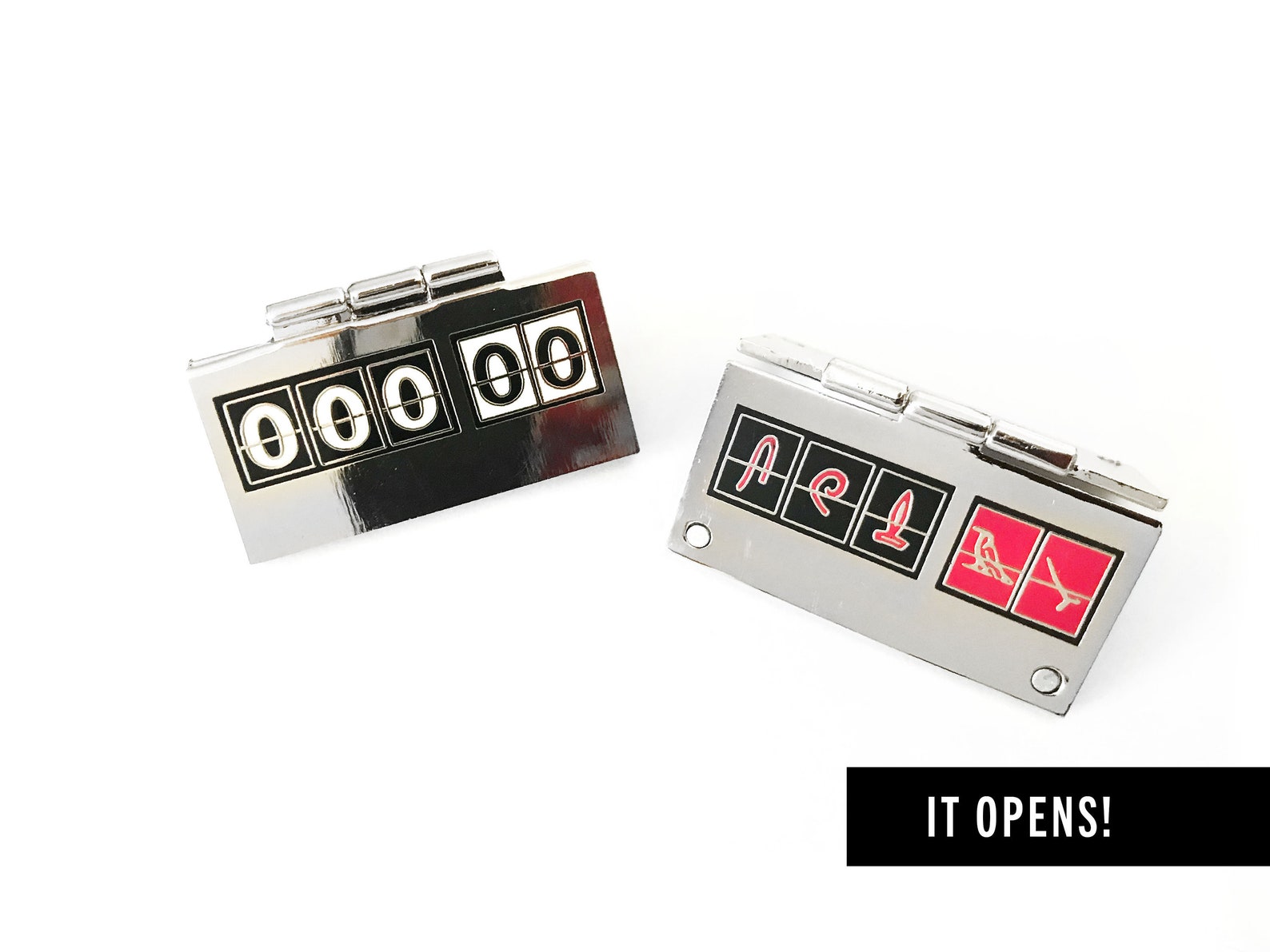 Hinged Lost Countdown Clock Enamel Pin TV Lost The Swan Etsy