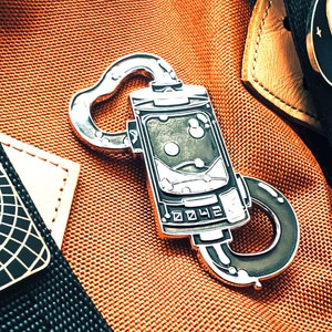 Cyberpunk Container Enamel Pin - Futuristic Vaporwave Lapel Pin - Minmal Scifi Badge / Brooch