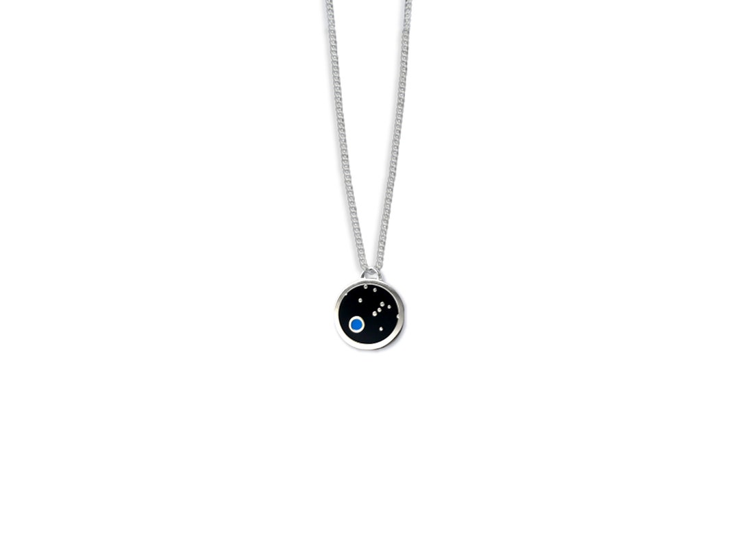 Pale Blue Dot Necklace Astronomy / Space Pendant Necklace Gift Celestial / Earth Jewelry Etsy