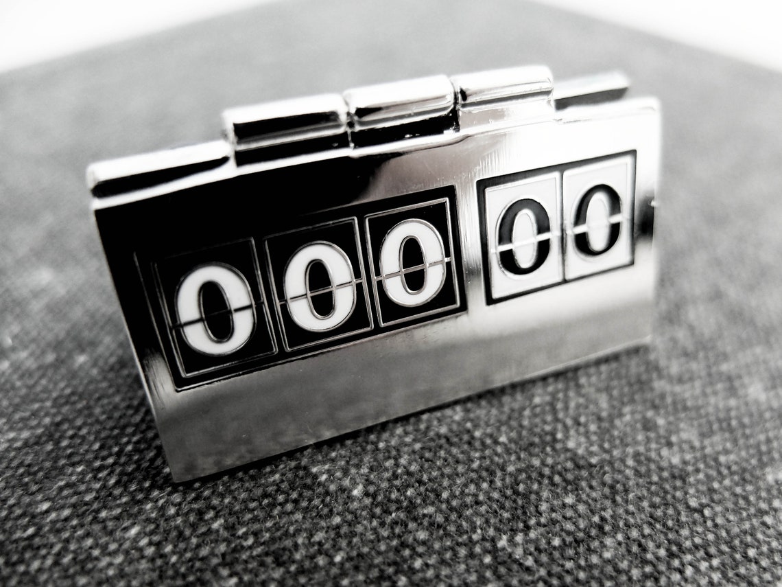 Hinged Lost Countdown Clock Enamel Pin TV Lost The Swan Etsy