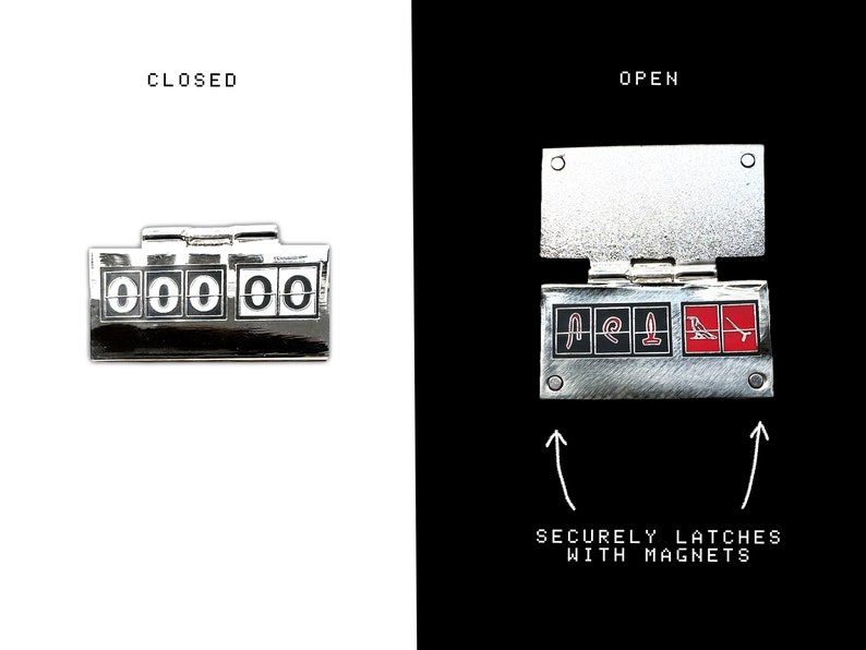 Hinged Lost Countdown Clock Enamel Pin TV Lost the Swan Etsy