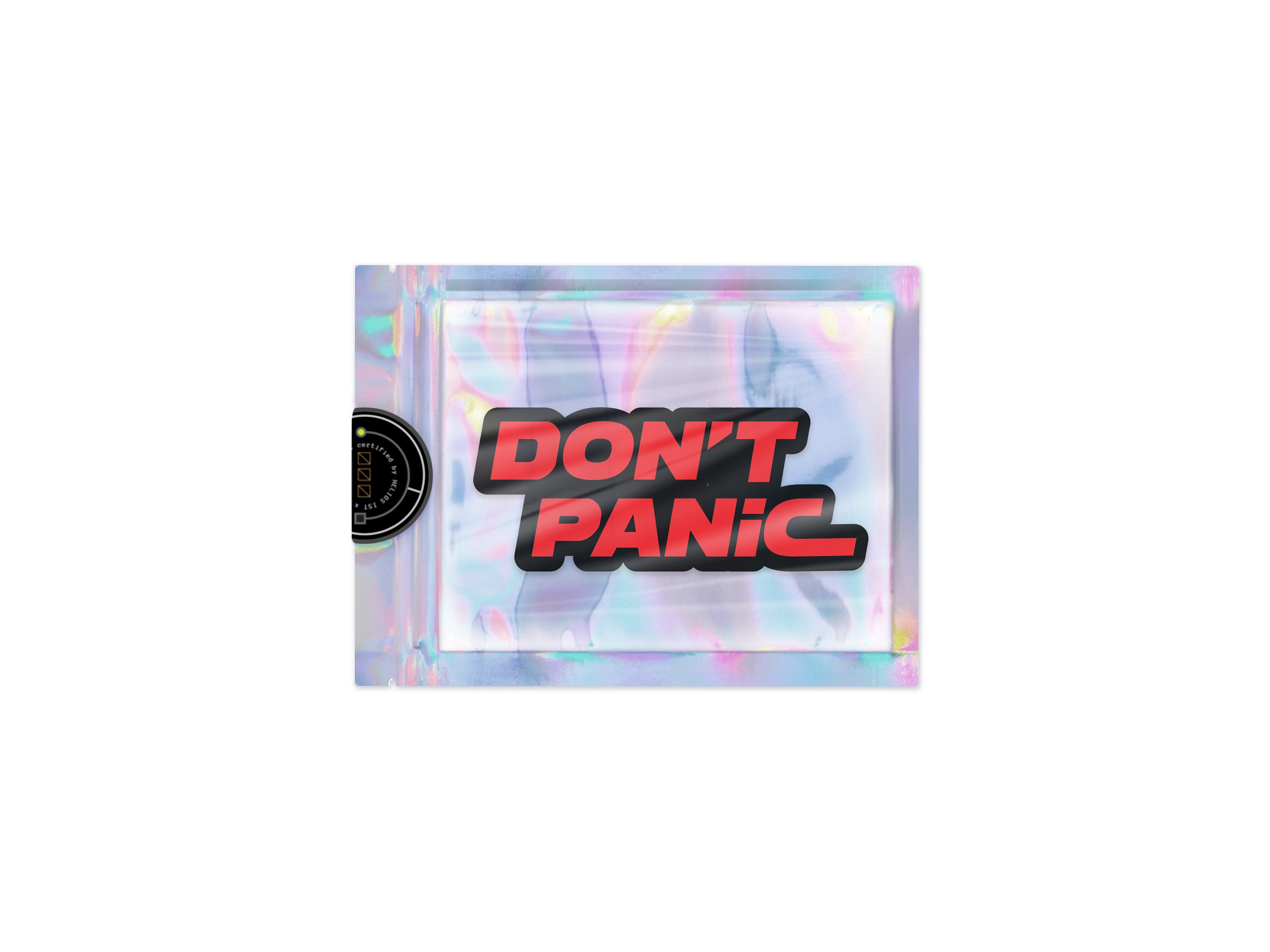 Holographic Don't Panic Decal Futuristic HHGTTG Laptop -  Canada