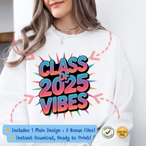 Graduation 2025 PNG Bundle, Class of 2025 Sublimation, Funny Graduation Quotes, Senior Gift, Graduation Shirt Design, Digital Download