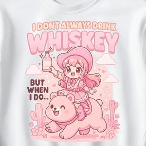 Funny western girl t-shirt design PNG - Funny cowgirl graphic PNG - Retro country design PNG - Humorous alcohol t shirt design - Whiskey Png